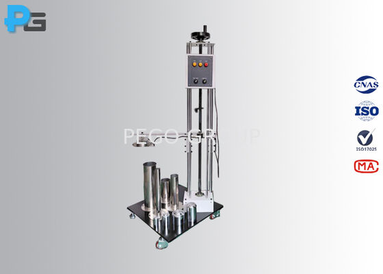 IK07 to IK11 Vertical Hammer Impact Test Apparatus with 2J to 50J Impact Energies and Electromagnetic Release