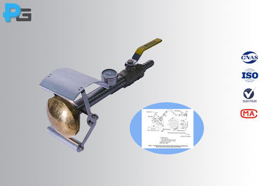 Handle Held IP Testing Equipment Spray Nozzles 0-0.25 Pengukur Tekanan Mpa