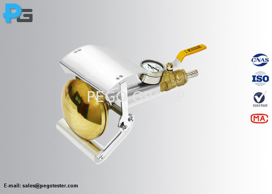 Diameter Lubang 0,5mm Aluminium Baffle IPX3/IPX4 Percobaan Perlindungan Penetrasi Nozzle Semprot Tangan IEC60529 Pasal 14.2.3/14.2.4