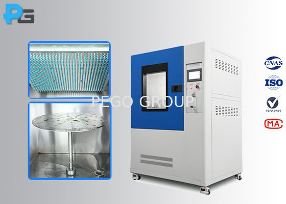 Peralatan Pengujian IP Layar Sentuh PLC IPX3 IPX4 Water Spray Jet Test Chamber